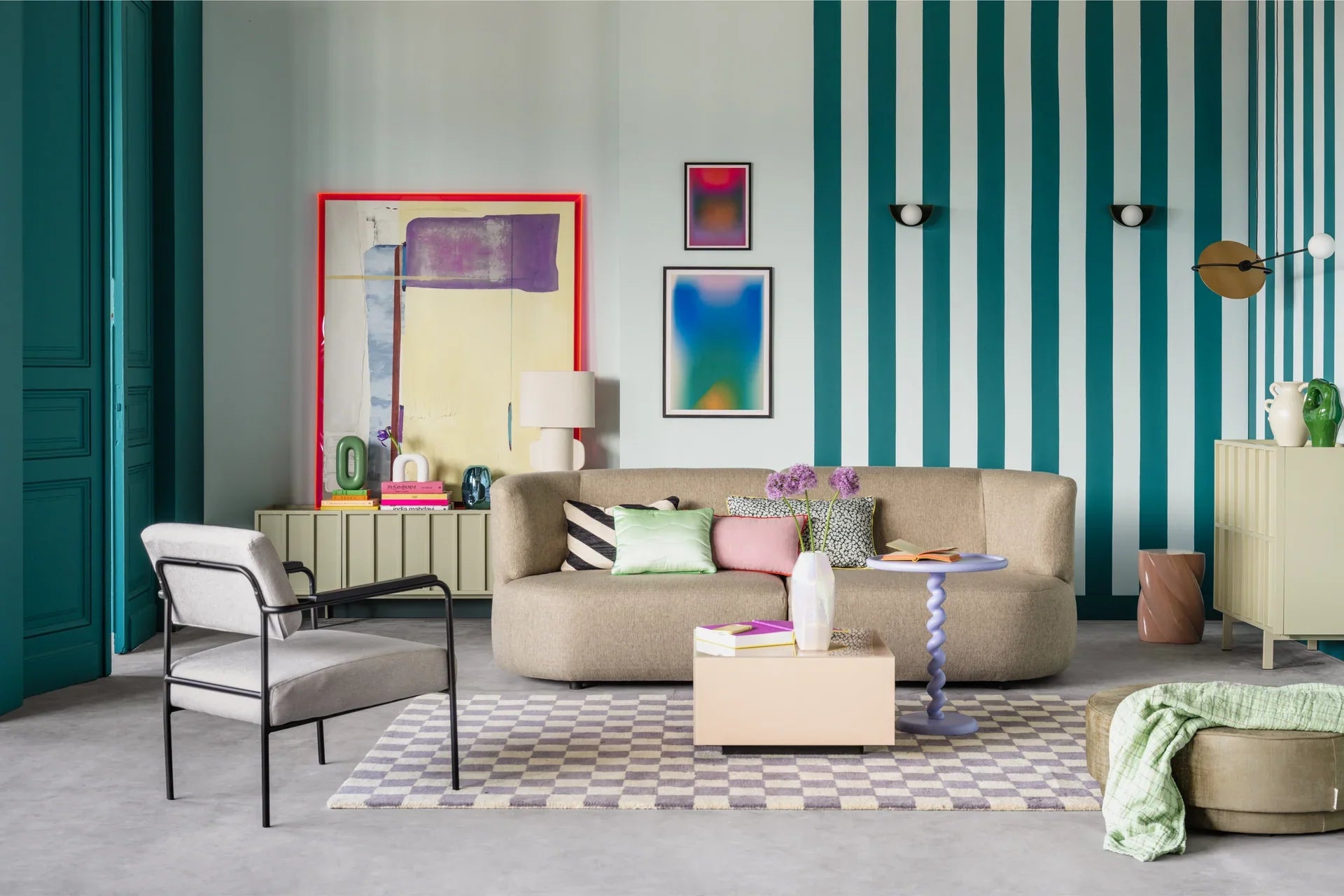 Cadeaus met kleur in Eclectische woonstijl