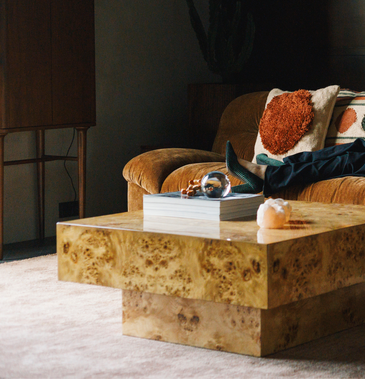 Trend: Wortelhout (burlhout) met karakter