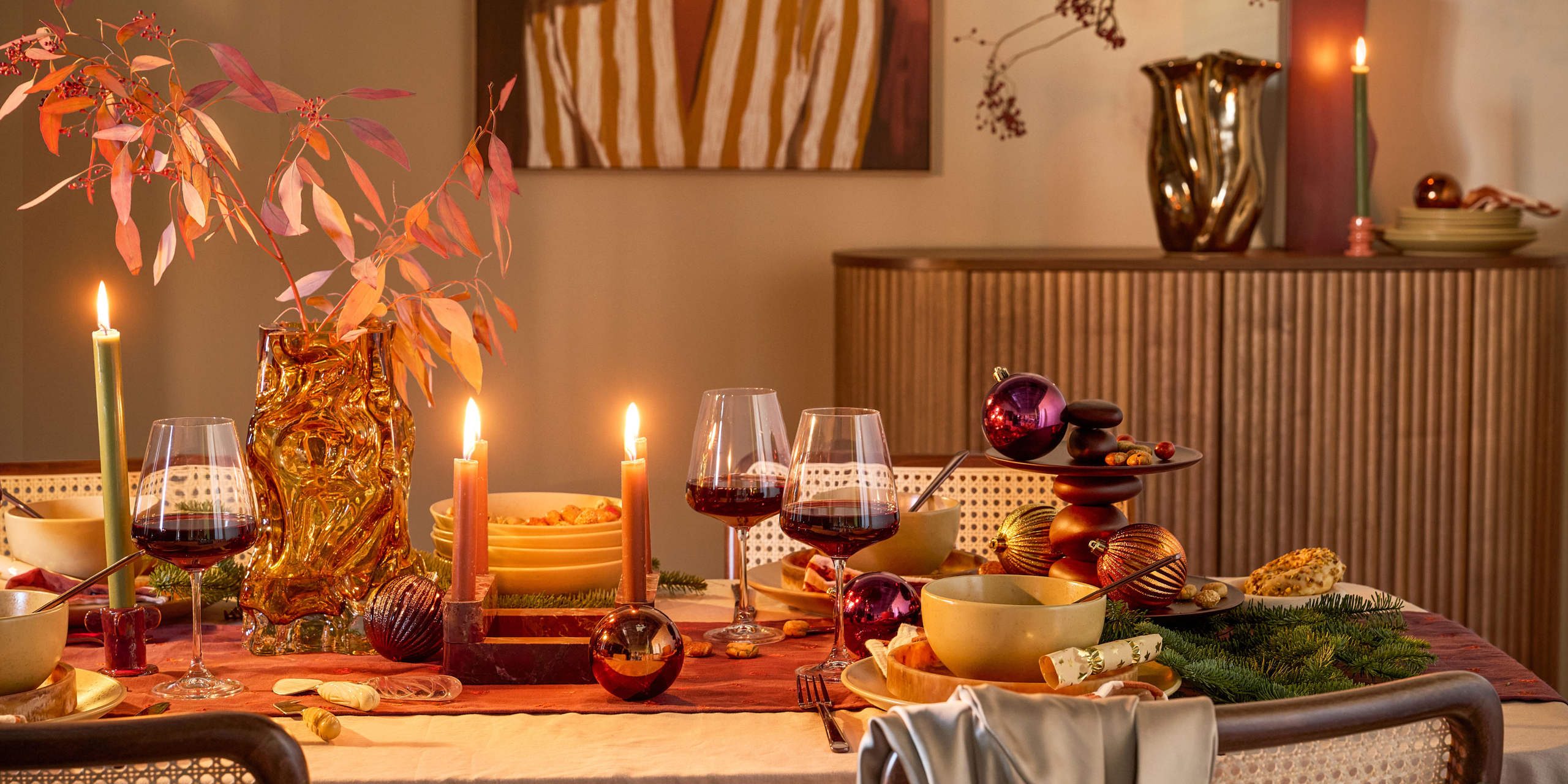 Kersttafel inspiratie: crafted essentials