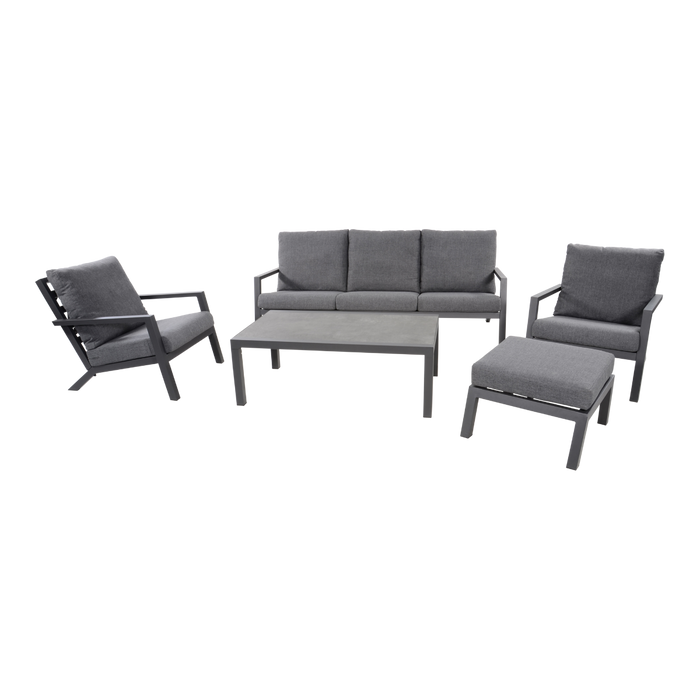 Lesli Living Loungestoel Down Town - grijs