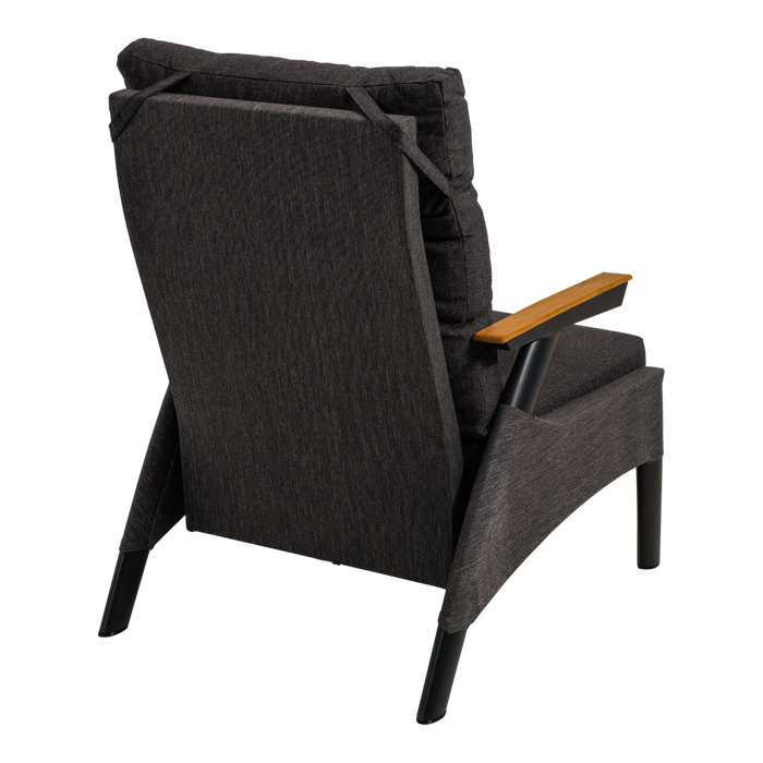 Lesli Living Loungestoel Florence Tessile - zwart