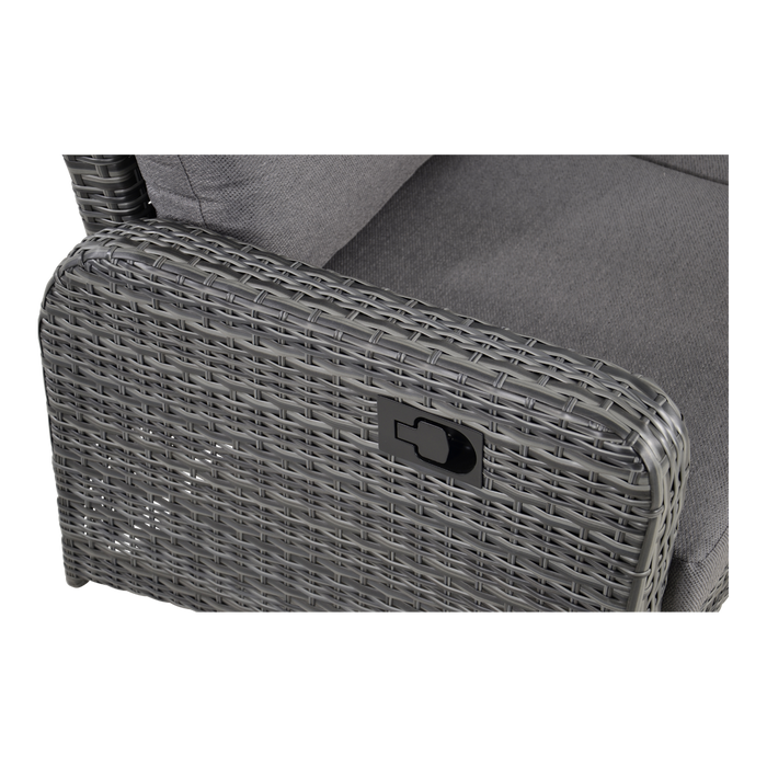 Lesli Living Loungebank Soho Forte - antraciet