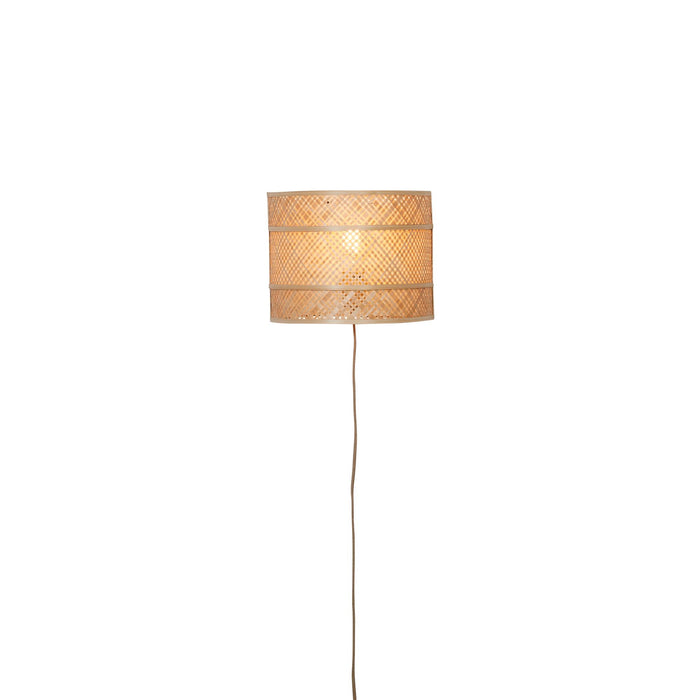 GOOD&MOJO Wandlamp Langkawi - Naturel - Ø32cm