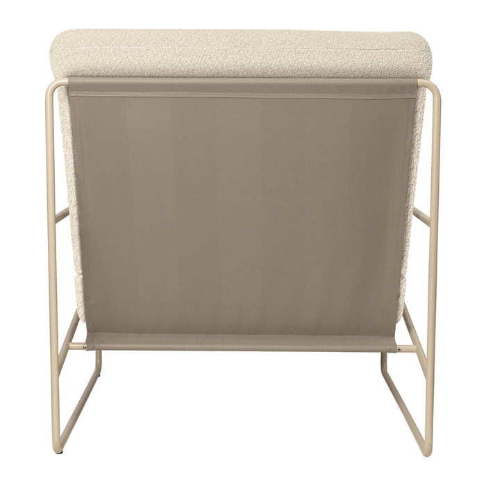 Ferm Living Desert Lounger - Pure Bouclé - Cashmere / Off-White