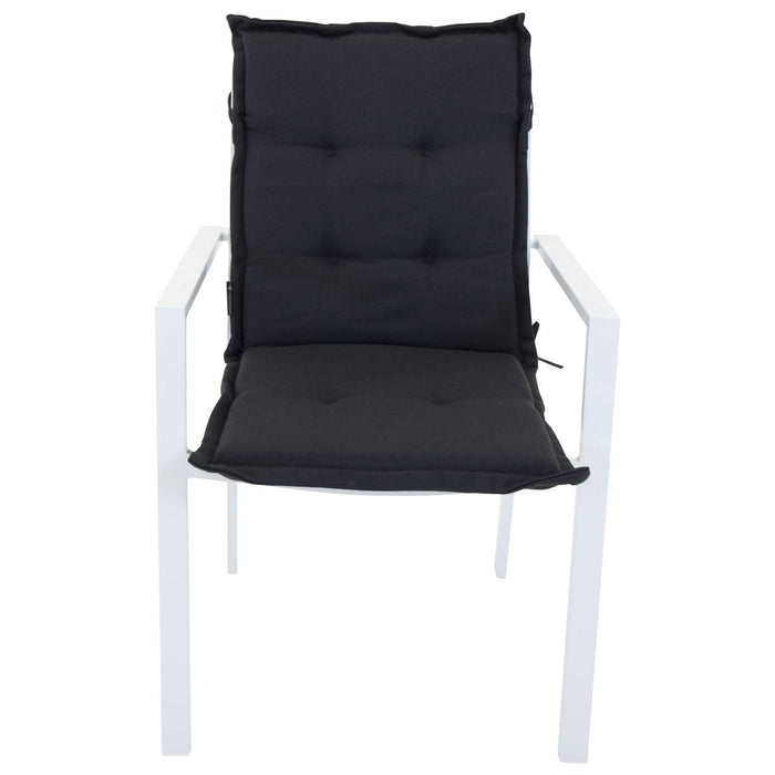 Venture Home Hanna Kussenstoel 11 x 132 x 56 - Zwart - 6-pack