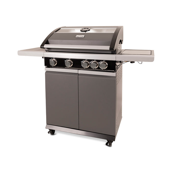Patton Patio Pro Chef 4+1 Gasbarbecue - Frozen Grey