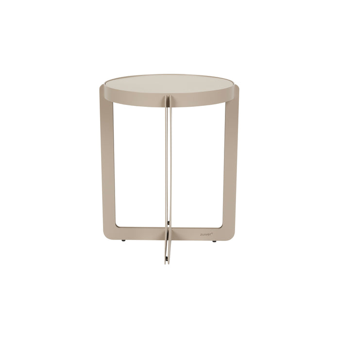 Zuiver Centre Bijzettafel Rond 42.50 cm Beige