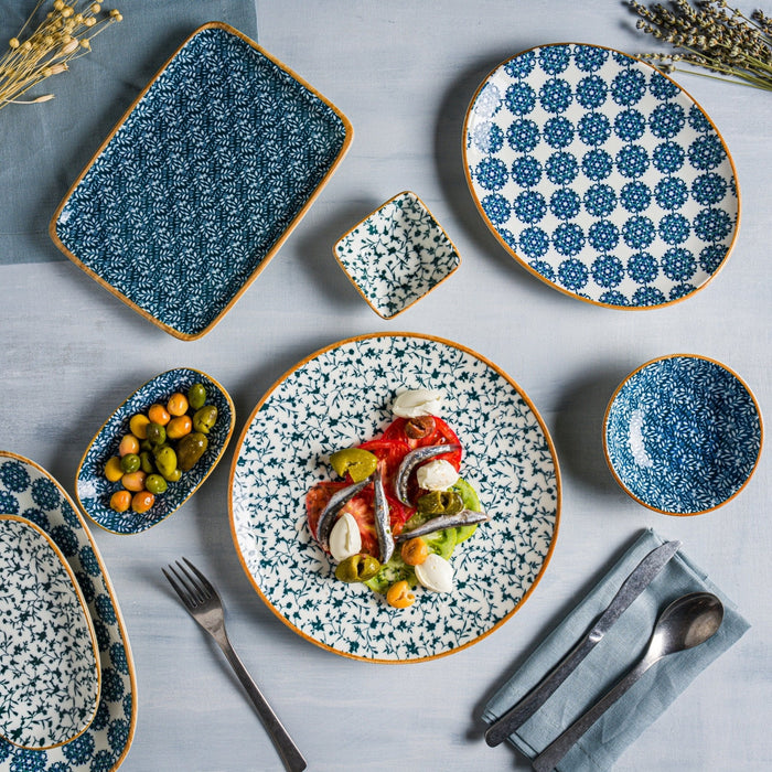 Bonna Dinerbord - Calif - Porselein - 27 cm - set van 6