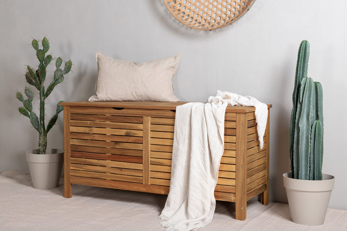 Fjôrd - Kussenbox Naturel 130cm - Acaciahout - Marion