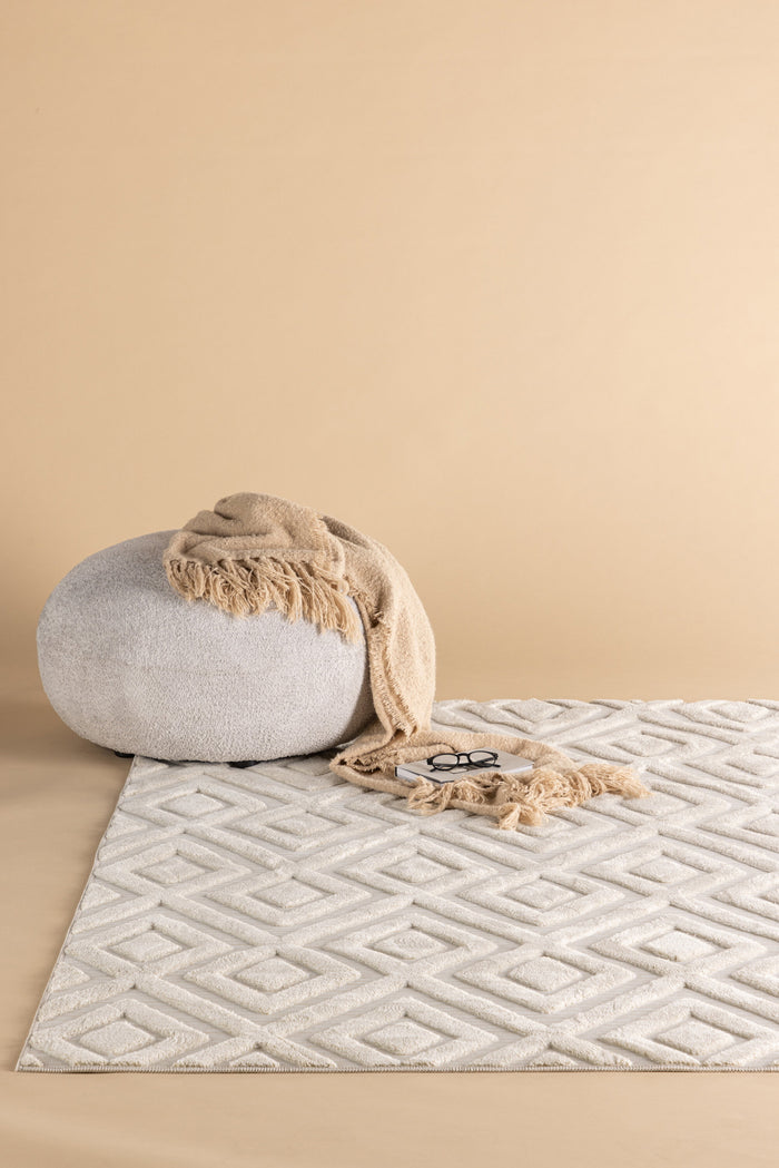 Fjôrd - Vloerkleed Wit - 230x160cm - Pia