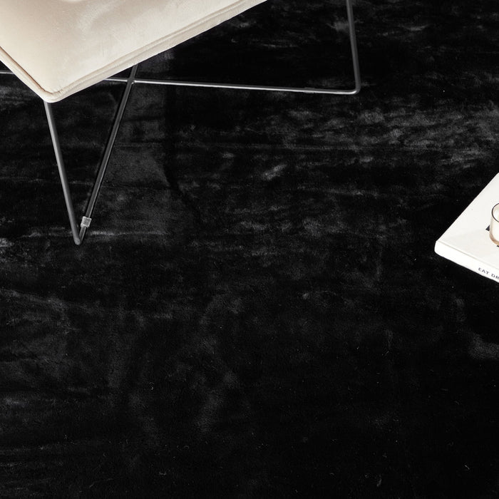 Fjôrd - Vloerkleed Zwart - 200x300cm - Nina