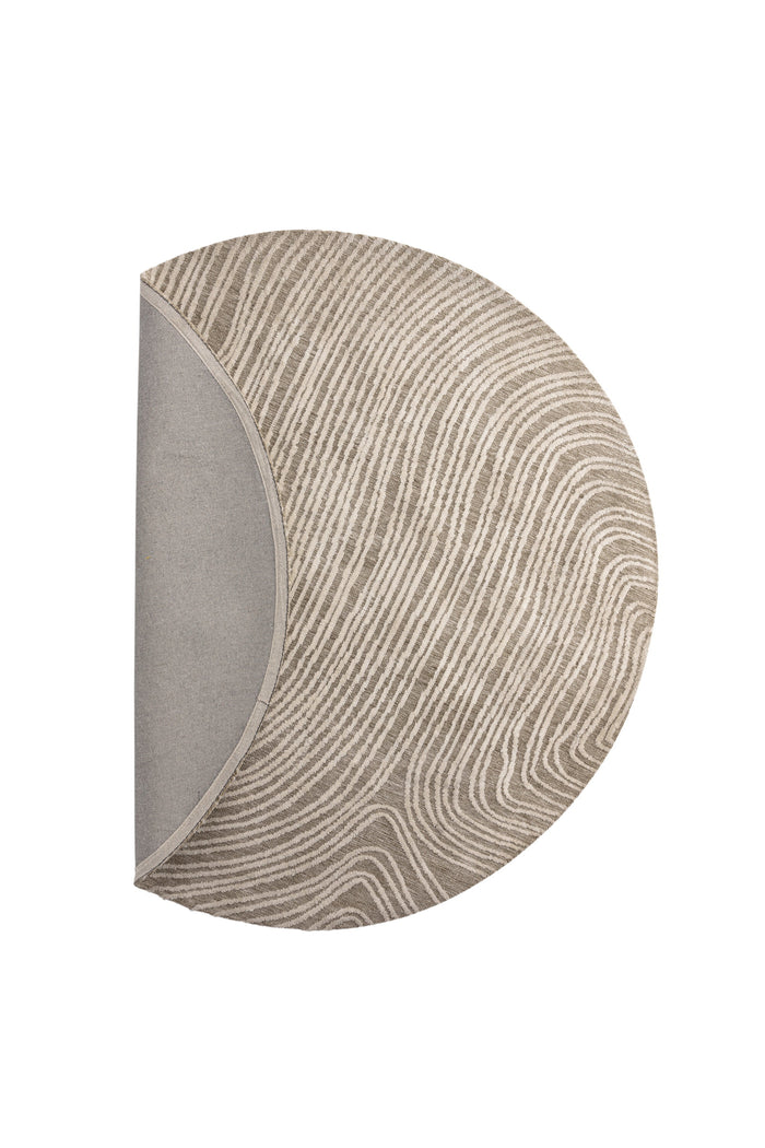 Fjôrd - Vloerkleed Beige - Ø200cm - Melle