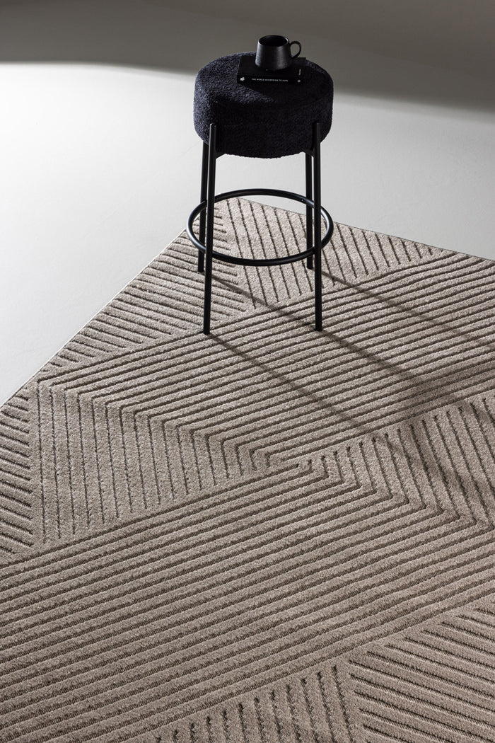 Fjôrd - Vloerkleed Bruin - 230x160cm - Aron