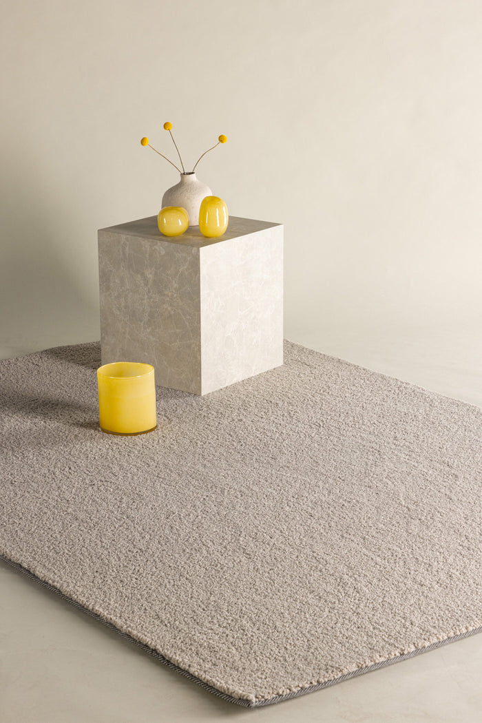 Fjôrd - Vloerkleed Beige - 230x160cm - Teddy