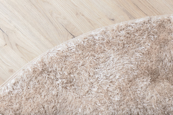 Fjôrd - Vloerkleed Beige - Ø200cm - Mattis