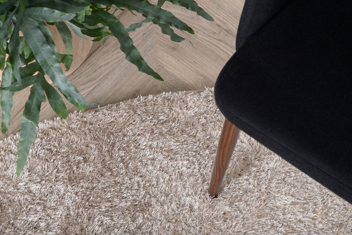 Fjôrd - Vloerkleed Beige - Ø200cm - Mattis