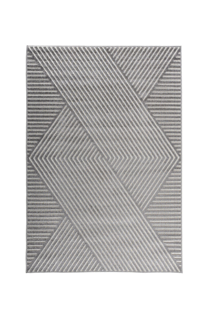 Fjôrd - Vloerkleed Grijs - 200x290cm - Aron