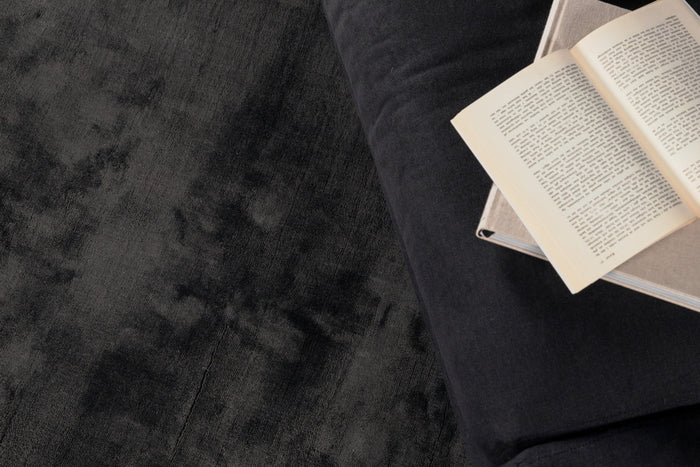 Fjôrd - Vloerkleed Donkergrijs - 170x240cm - Indra