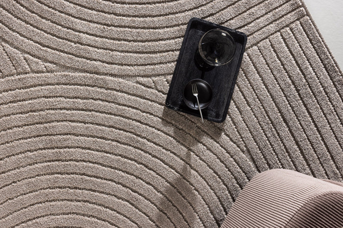 Fjôrd - Vloerkleed Bruin - 200x290cm - Vince