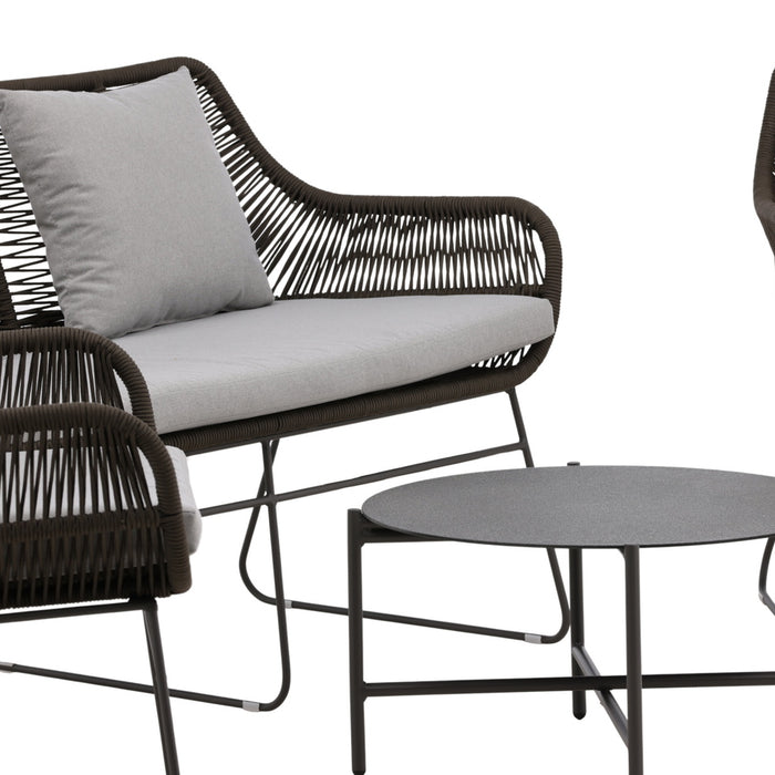 Fjôrd - Tuinset Bruin|Donkergrijs - Staal - Daveo