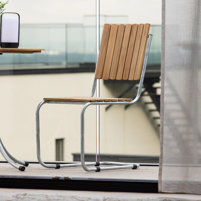 Fjôrd - Tuinstoel Naturel - Teakhout - Holmsund