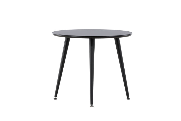 Fjôrd - Kindertafel Zwart Ø60cm - MDF - Plaza