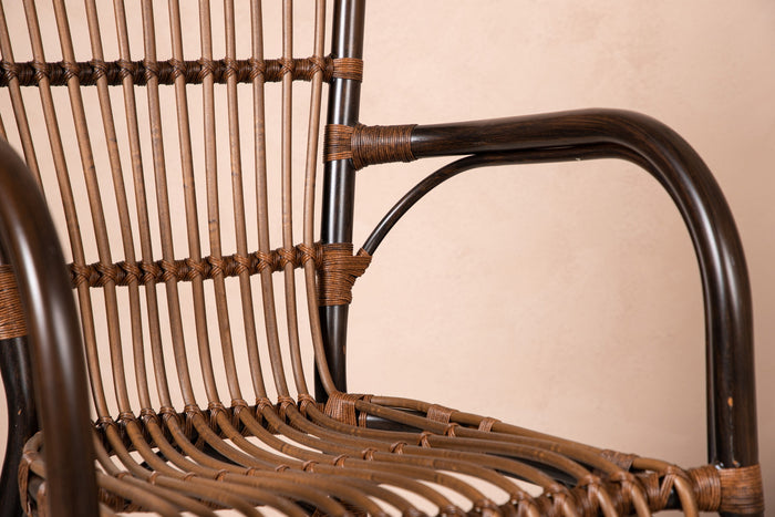 Fjôrd - Tuinstoel Bruin - Wicker - Galera