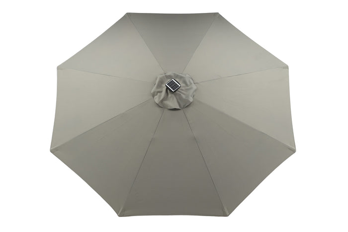 Fjôrd - Parasol Grijs 270cm - Led - Sabal