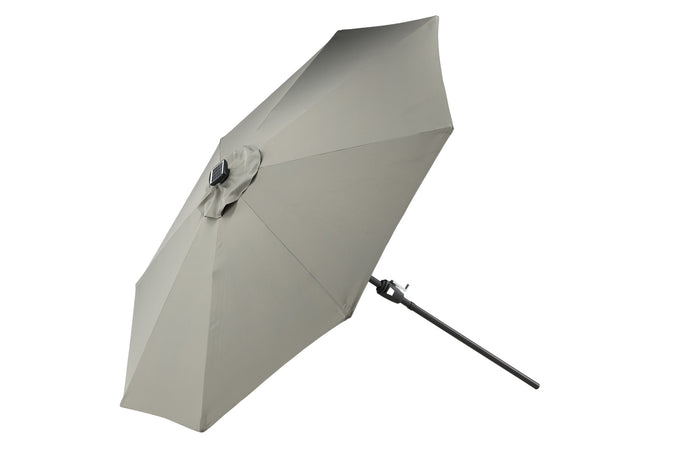 Fjôrd - Parasol Grijs 270cm - Led - Sabal