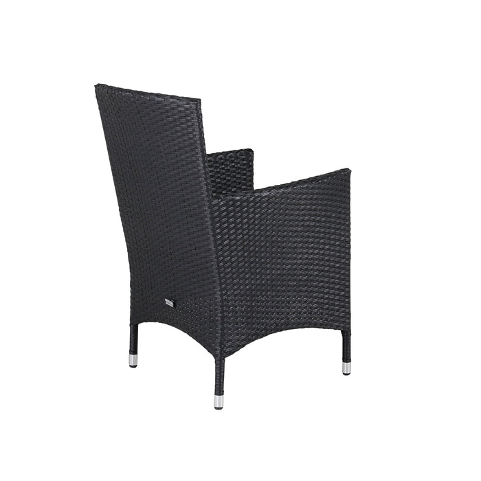 Fjôrd - Tuinstoel Zwart - Malin - Set van 2