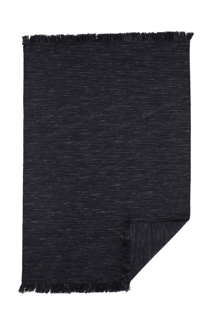 Fjôrd - Vloerkleed Zwart - 250x350cm - Elton