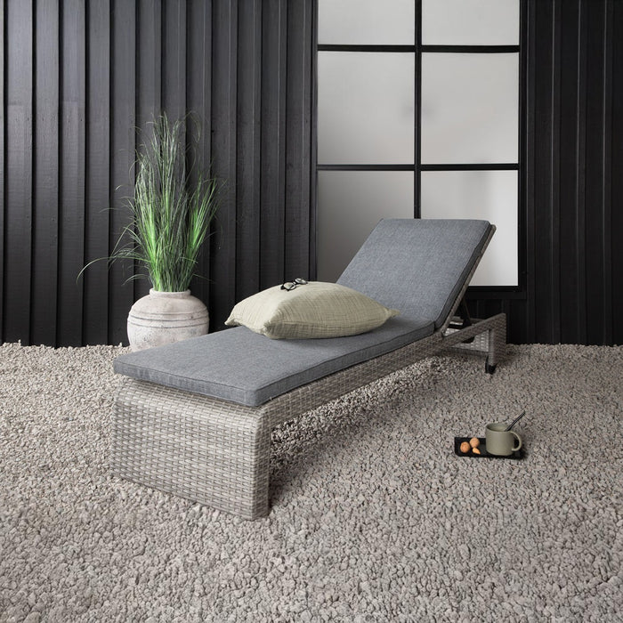 Fjôrd - Lounge Ligbed Grijs - London