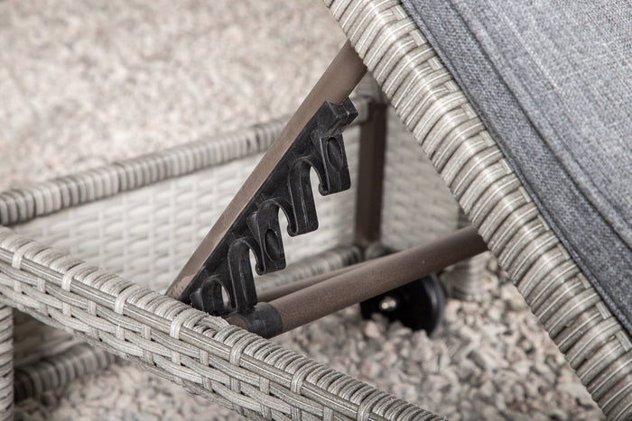 Fjôrd - Lounge Ligbed Grijs - London