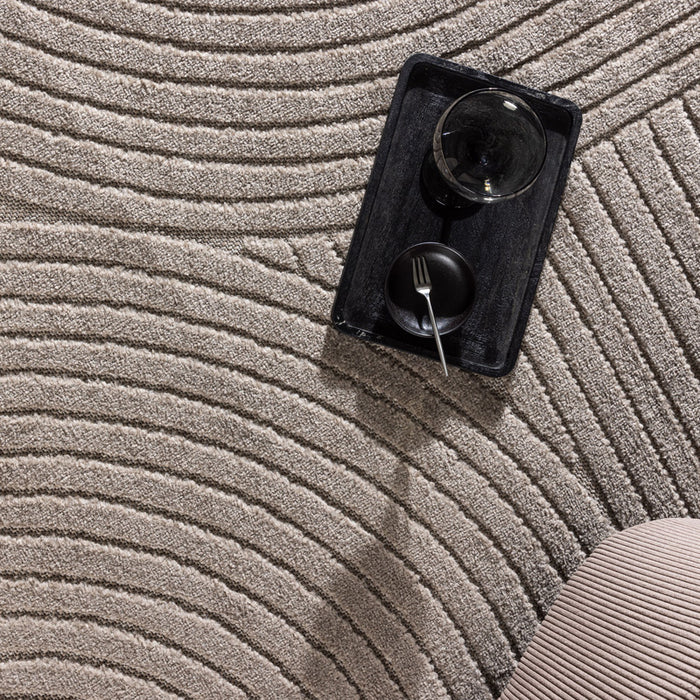 Fjôrd - Vloerkleed Bruin - 230x160cm - Vince