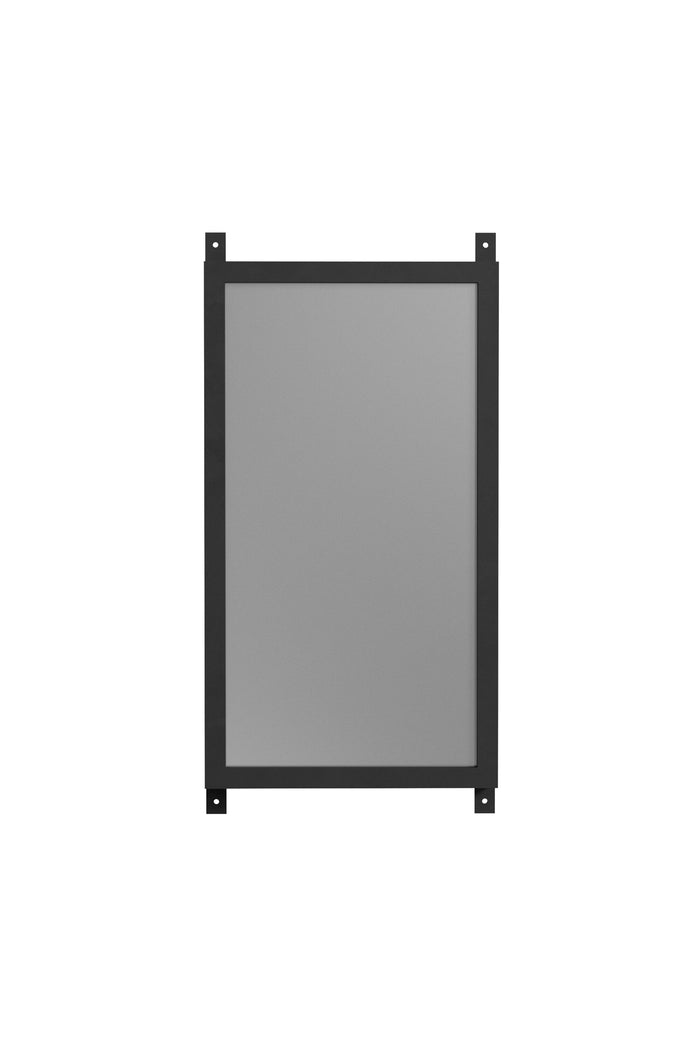 Fjôrd - Kleine Spiegel Zwart - 35,5x8x72,5cm - Nimes