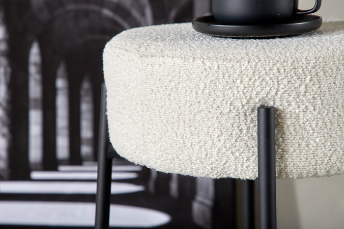 Fjôrd - Barkruk Wit - Bouclé - Tucson