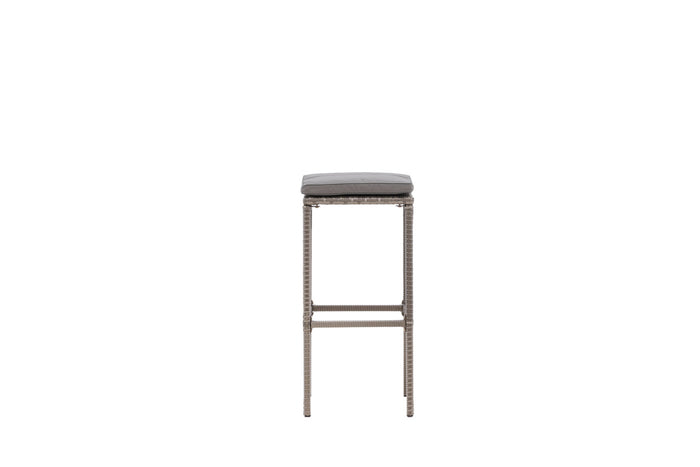 Fjôrd - Outdoor Barkruk Grijs - Wicker - Alo