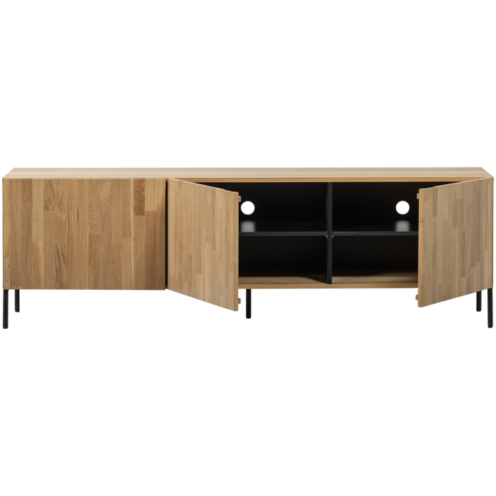 WOOOD Bono Gravure Tv-meubel B 180 cm - Eiken - Naturel