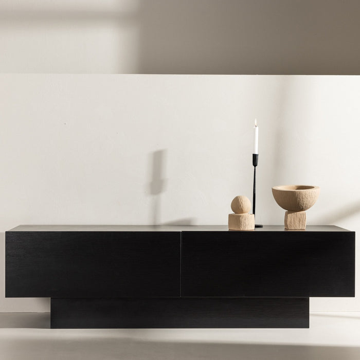 Fjôrd - Tv-meubel Zwart - 120cm - Cuenca