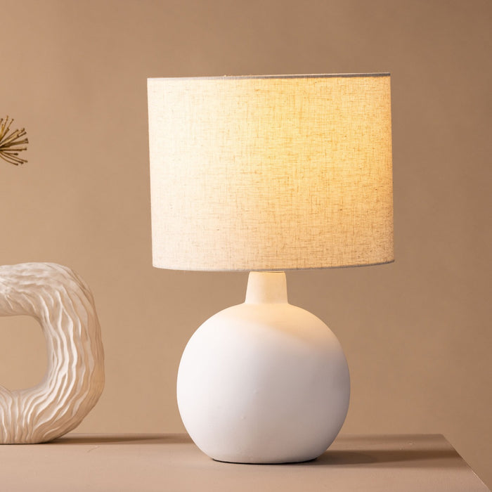 Fjôrd - Tafellamp Wit - Linnen - Torcello
