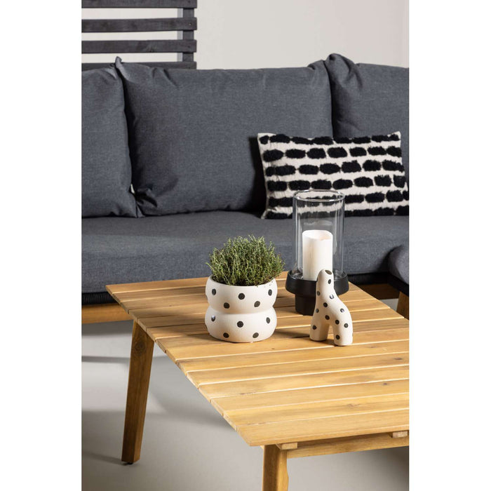 Venture Home Chania Hoekbankset - Zwart