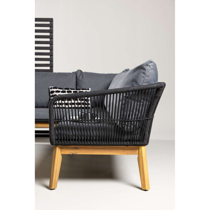 Venture Home Chania Hoekbankset - Zwart