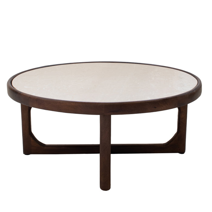 Giga Meubel - Salontafel Donkerbruin - Set Van 2 - 90cm - Ayase