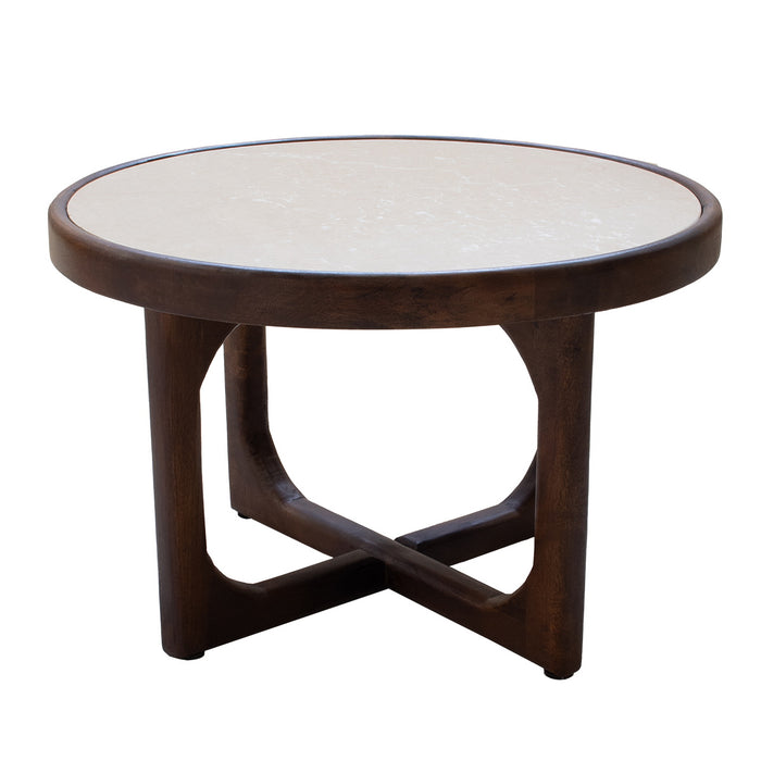 Giga Meubel - Salontafel Donkerbruin - Set Van 2 - 90cm - Ayase