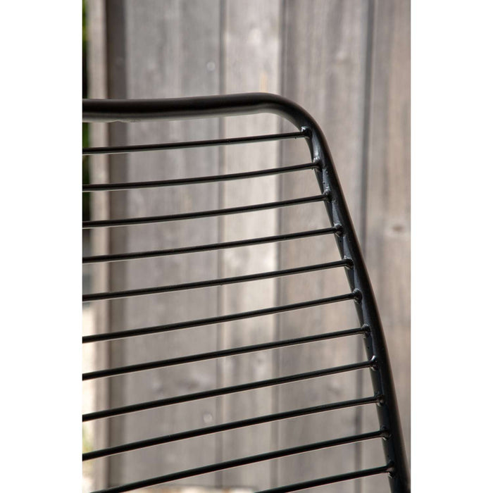 Venture Home Panjin Eetkamerstoel 60 x 80 x 50 - Zwart - 2-pack