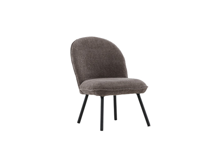 Fjôrd - Fauteuil Grijs - Bouclé - Polar