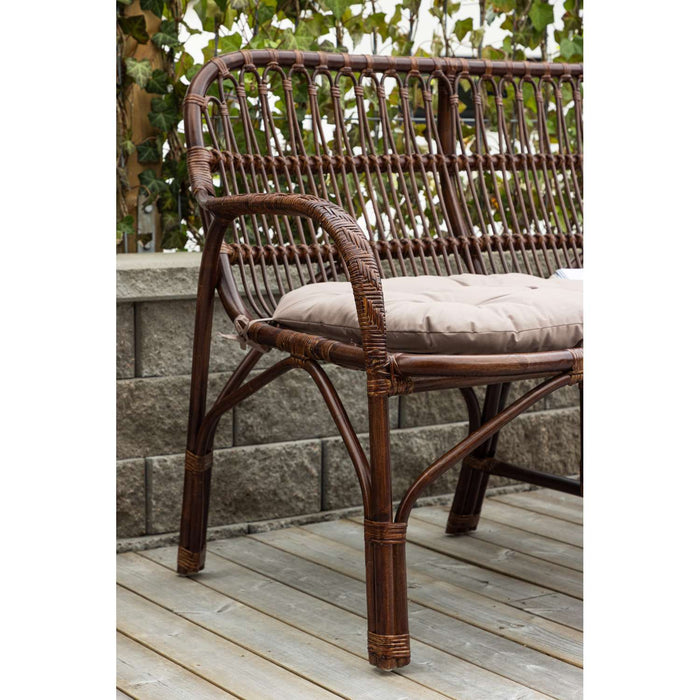 Venture Home Nella 2-zitsbank 62 x 93 x 129 - Donker Walnoot