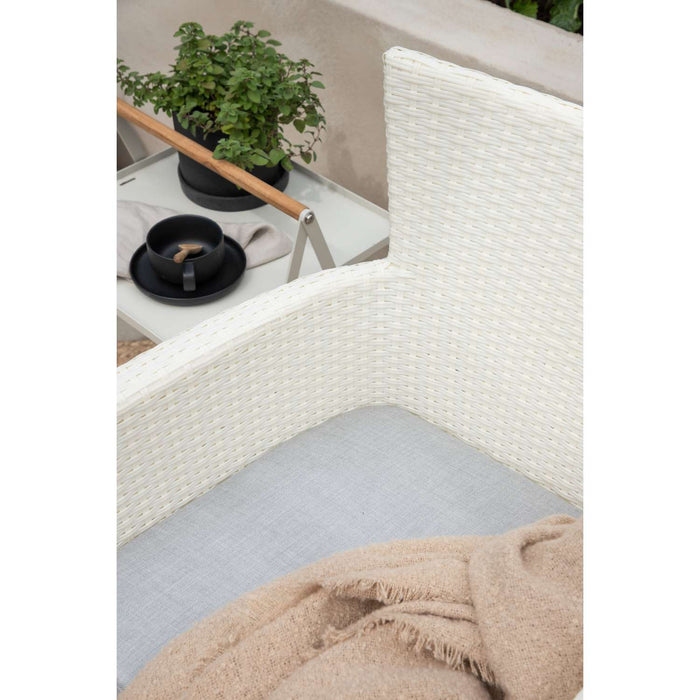 Venture Home Malina Eetkamerstoel 60 x 86 x 58 - Wit - 2-pack