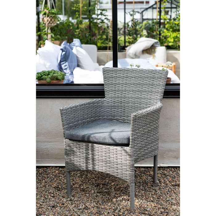 Venture Home Malina Eetkamerstoel 60 x 86 x 58 - Grijs - 2-pack