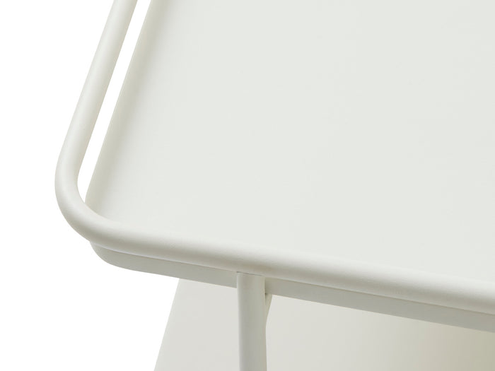 Giga Living - Salontafel Wit Metaal - 110x55x34,3cm - Yuba